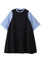 【エンフォルド/ENFOLD】のPLEATS PULLOVER/プルオーバー 人気、トレンドファッション・服の通販 founy(ファニー) ファッション Fashion レディースファッション Fashion for Women トップス・カットソー Cut & Sew Tops シャツ・ブラウス・オフィスカジュアル Elegant Blouses & Button-Ups カジュアルプルオーバー・ニットトップス Pullovers & Knit Tops / Casual Pullovers おすすめ Recommended / Our Picks スリーブ Sleeve, Long Sleeve / Short Sleeve セットアップ Set-Up, Coordinated Outfit ドッキング Docking, Mixed Material プリーツ Pleats, Pleated ベスト Vest, Waistcoat ロング Long, Long-Length 半袖 Short Sleeve, Half Sleeve thumbnail ダークネイビー|ID: prp329100004918950 ipo3291000000036898769