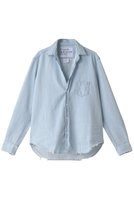 【フランク&アイリーン/Frank&Eileen】のEILEEN ストーンウォッシュドインディゴ ブルーデニムシャツ 人気、トレンドファッション・服の通販 founy(ファニー) ファッション Fashion レディースファッション Fashion for Women トップス・カットソー Cut & Sew Tops シャツ・ブラウス・オフィスカジュアル Elegant Blouses & Button-Ups スリーブ Sleeve, Long Sleeve / Short Sleeve ダメージ Distressed, Destroyed ポケット Pocket, Pocket Detail ロング Long, Long-Length 今季 This Season, Current Season 夏 Summer 定番 Standard, Basic Item 春 Spring S/S・春夏 SS, Spring/Summer, Warm Season |ID:prp329100004918958