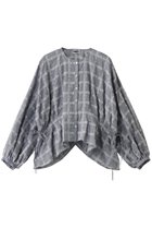 【生地の可能性/kijinokanosei】のタックブラウス 人気、トレンドファッション・服の通販 founy(ファニー) ファッション Fashion レディースファッション Fashion for Women トップス・カットソー Cut & Sew Tops シャツ・ブラウス・オフィスカジュアル Elegant Blouses & Button-Ups エアリー Airy Texture ギャザー Gathered, Ruffled スリーブ Sleeve, Long Sleeve / Short Sleeve ファブリック Fabric, Textile フェミニン Feminine, Girly ロング Long, Long-Length thumbnail fluffy ブルーグレー|ID: prp329100004918959 ipo3291000000036898837