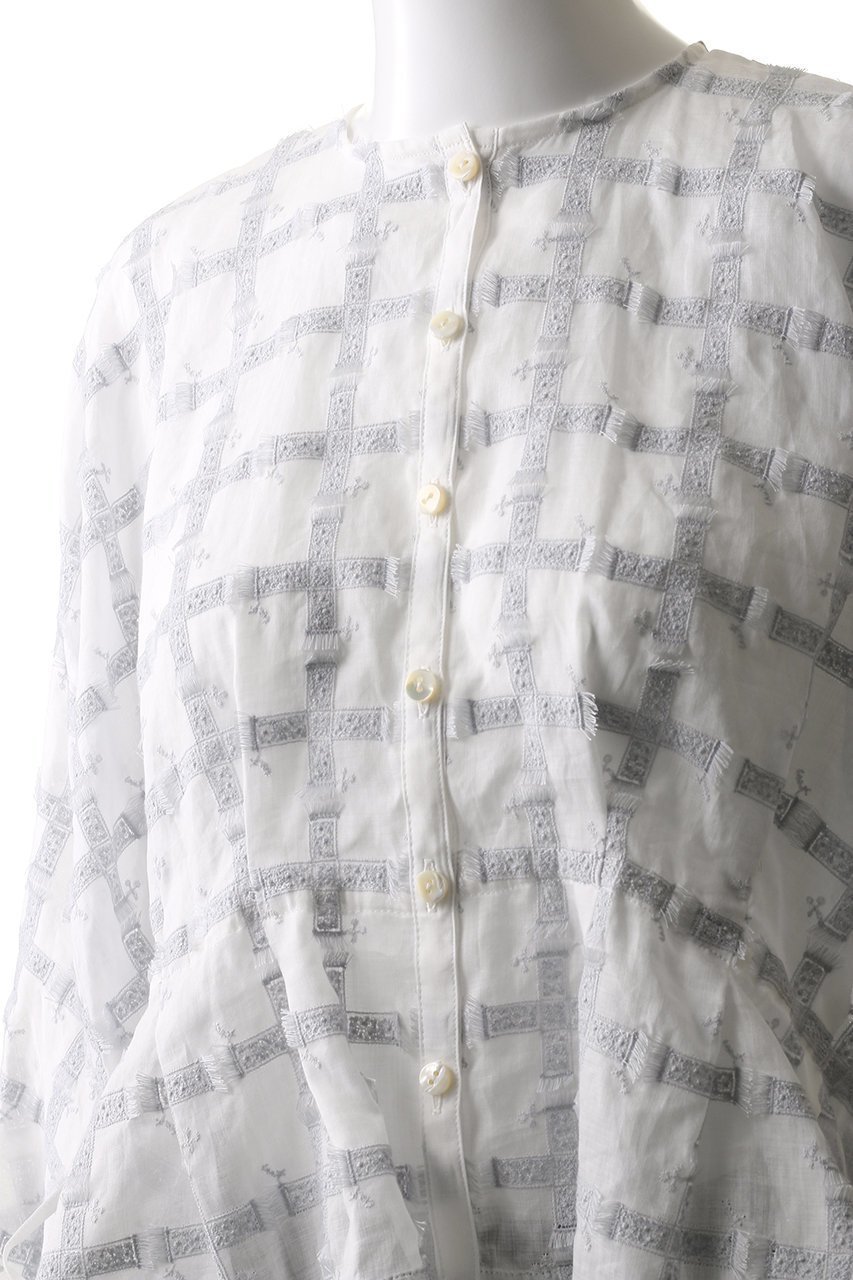 【生地の可能性/kijinokanosei】のタックブラウス 人気、トレンドファッション・服の通販 founy(ファニー) 　ファッション　Fashion　レディースファッション　Fashion for Women　トップス・カットソー　Cut & Sew Tops　シャツ・ブラウス・オフィスカジュアル　Elegant Blouses & Button-Ups　エアリー　Airy Texture　ギャザー　Gathered, Ruffled　スリーブ　Sleeve, Long Sleeve / Short Sleeve　ファブリック　Fabric, Textile　フェミニン　Feminine, Girly　ロング　Long, Long-Length　other-5|ID: prp329100004918959 ipo3291000000036898842