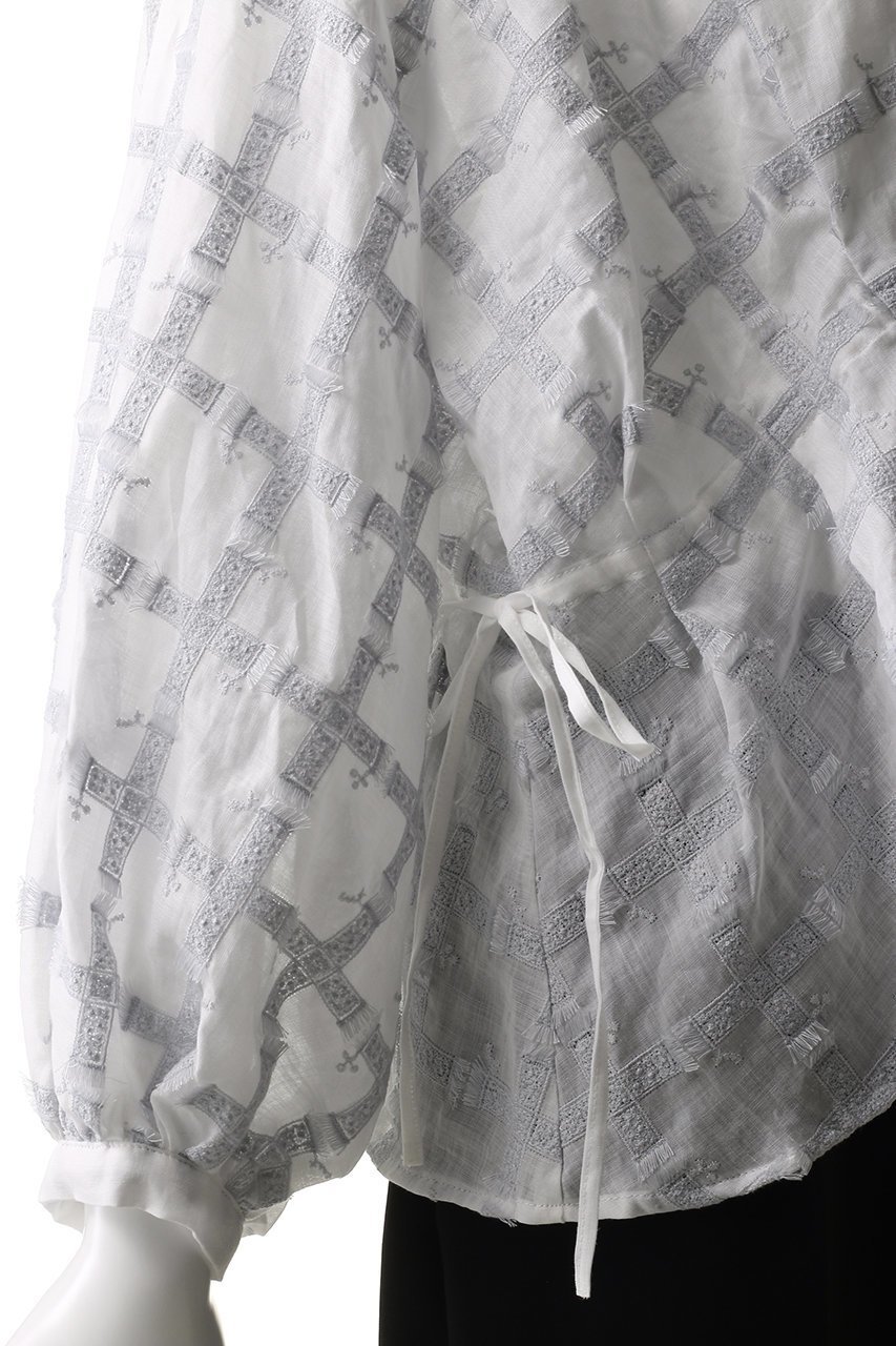 【生地の可能性/kijinokanosei】のタックブラウス 人気、トレンドファッション・服の通販 founy(ファニー) 　ファッション　Fashion　レディースファッション　Fashion for Women　トップス・カットソー　Cut & Sew Tops　シャツ・ブラウス・オフィスカジュアル　Elegant Blouses & Button-Ups　エアリー　Airy Texture　ギャザー　Gathered, Ruffled　スリーブ　Sleeve, Long Sleeve / Short Sleeve　ファブリック　Fabric, Textile　フェミニン　Feminine, Girly　ロング　Long, Long-Length　other-6|ID: prp329100004918959 ipo3291000000036898843