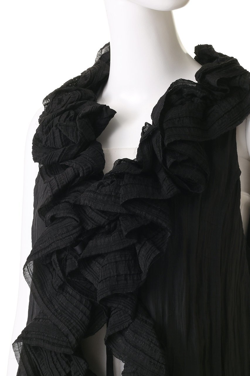 【メゾンスペシャル/MAISON SPECIAL】のWasher Ruffle Tops/ワッシャーフリルトップス 人気、トレンドファッション・服の通販 founy(ファニー) 　ファッション　Fashion　レディースファッション　Fashion for Women　トップス・カットソー　Cut & Sew Tops　キャミソール&ノースリーブ　Camisoles & Sleeveless Tops　シャツ・ブラウス・オフィスカジュアル　Elegant Blouses & Button-Ups　ラッフルトップス・フリルブラウス　Ruffle Tops / Frilled Blouses　タンク　Tank Top, Sleeveless Top　ノースリーブ　Sleeveless, No-Sleeve　バランス　Balance, Style Balance　フリル　Frill, Ruffle　ワッシャー　Washer, Crinkled Finish　夏　Summer　other-5|ID: prp329100004918960 ipo3291000000036898851