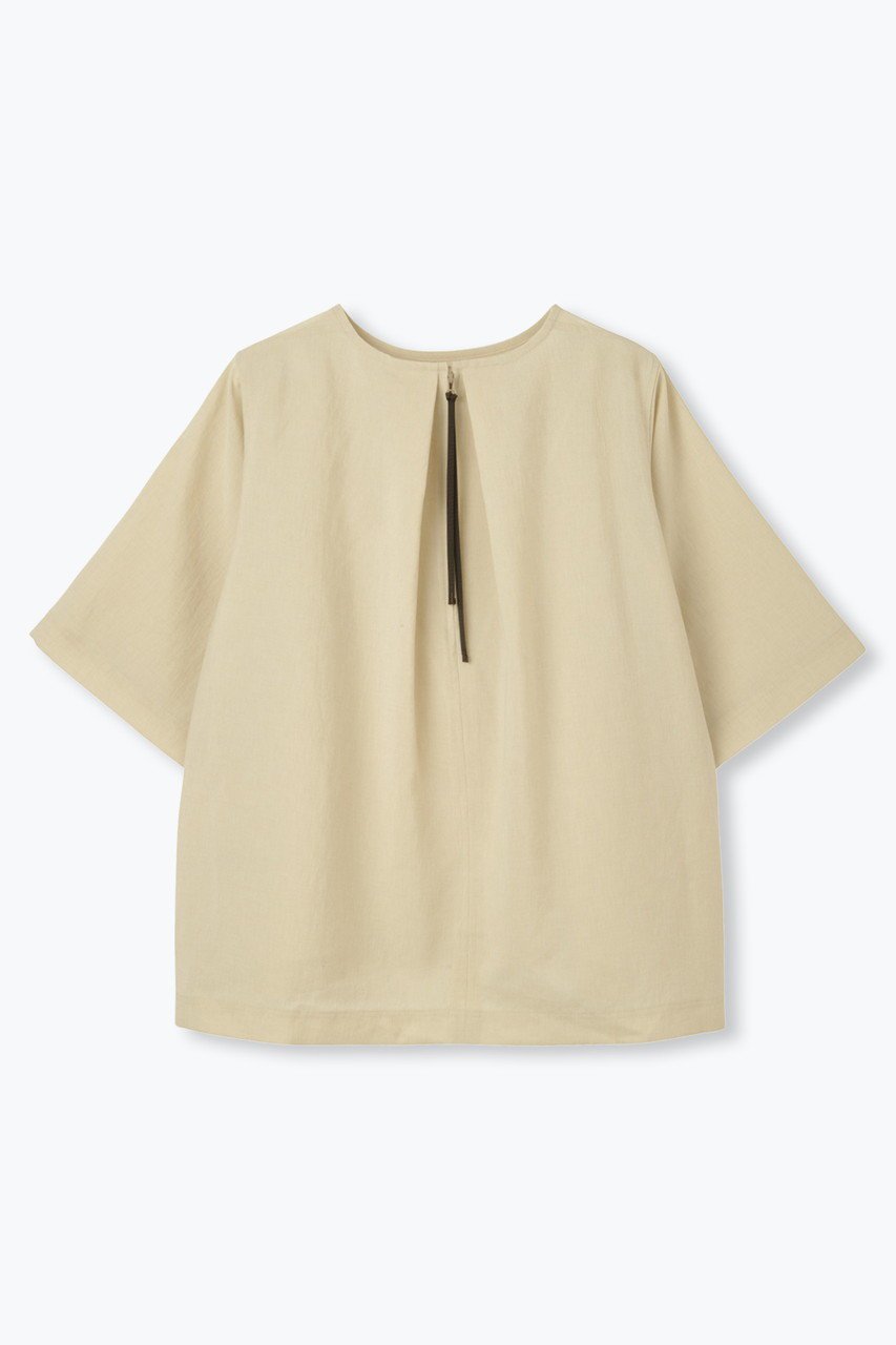 【レリル/lelill】の【日本製】THE BASIC H/S BLOUSE 人気、トレンドファッション・服の通販 founy(ファニー) ファッション Fashion レディースファッション Fashion for Women トップス・カットソー Cut & Sew Tops シャツ・ブラウス・オフィスカジュアル Elegant Blouses & Button-Ups ショート Short, Short Length スリーブ Sleeve, Long Sleeve / Short Sleeve ビッグ Big, Oversized リボン Ribbon, Bow 半袖 Short Sleeve, Half Sleeve 吸水 Absorbent, Quick-Dry 日本製 Made In Japan other-2|ID: prp329100004918962 ipo3291000000036898862
