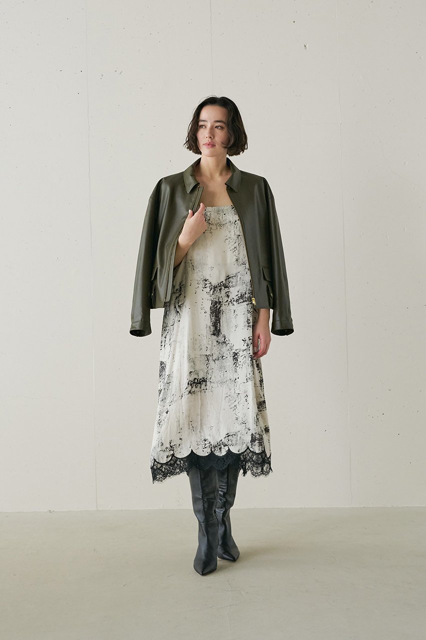 【ジェイドット/j.】のビスコースプリントキャミドレス 人気、トレンドファッション・服の通販 founy(ファニー) 　ファッション　Fashion　レディースファッション　Fashion for Women　ワンピース　Dresses　フォーマル・パーティードレス・結婚式用ドレス　Elegant & Casual Dresses　チュニック　Tunic Tops & Dresses　とろみ　Fluid, Flowy Fabric　インナー　Innerwear　ジャケット　Jacket, Outerwear　チュニック　Tunic, Long Top　ファブリック　Fabric, Textile　フェミニン　Feminine, Girly　プリント　Print, Printed Pattern　モダン　Modern, Contemporary　モノトーン　Monotone, Black and White　レース　Lace, Lace Fabric　ロング　Long, Long-Length　エレガント 上品　Elegant　other-6|ID: prp329100004918974 ipo3291000000036899024