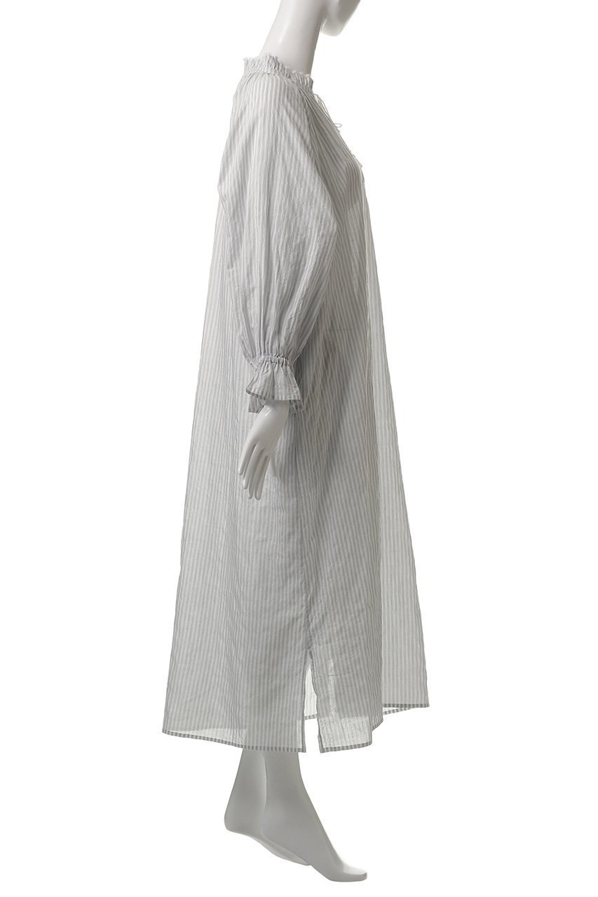 【ナナデコール/nanadecor】のユーカリストライプタッセルワンピース 人気、トレンドファッション・服の通販 founy(ファニー) 　ファッション　Fashion　レディースファッション　Fashion for Women　ワンピース　Dresses　チュニック　Tunic Tops & Dresses　ギャザー　Gathered, Ruffled　サマー　Summer, Summer Style　ストライプ　Stripe, Striped Pattern　タッセル　Tassel, Fringe　チュニック　Tunic, Long Top　フェミニン　Feminine, Girly　フリル　Frill, Ruffle　ロング　Long, Long-Length　other-3|ID: prp329100004918980 ipo3291000000036899110