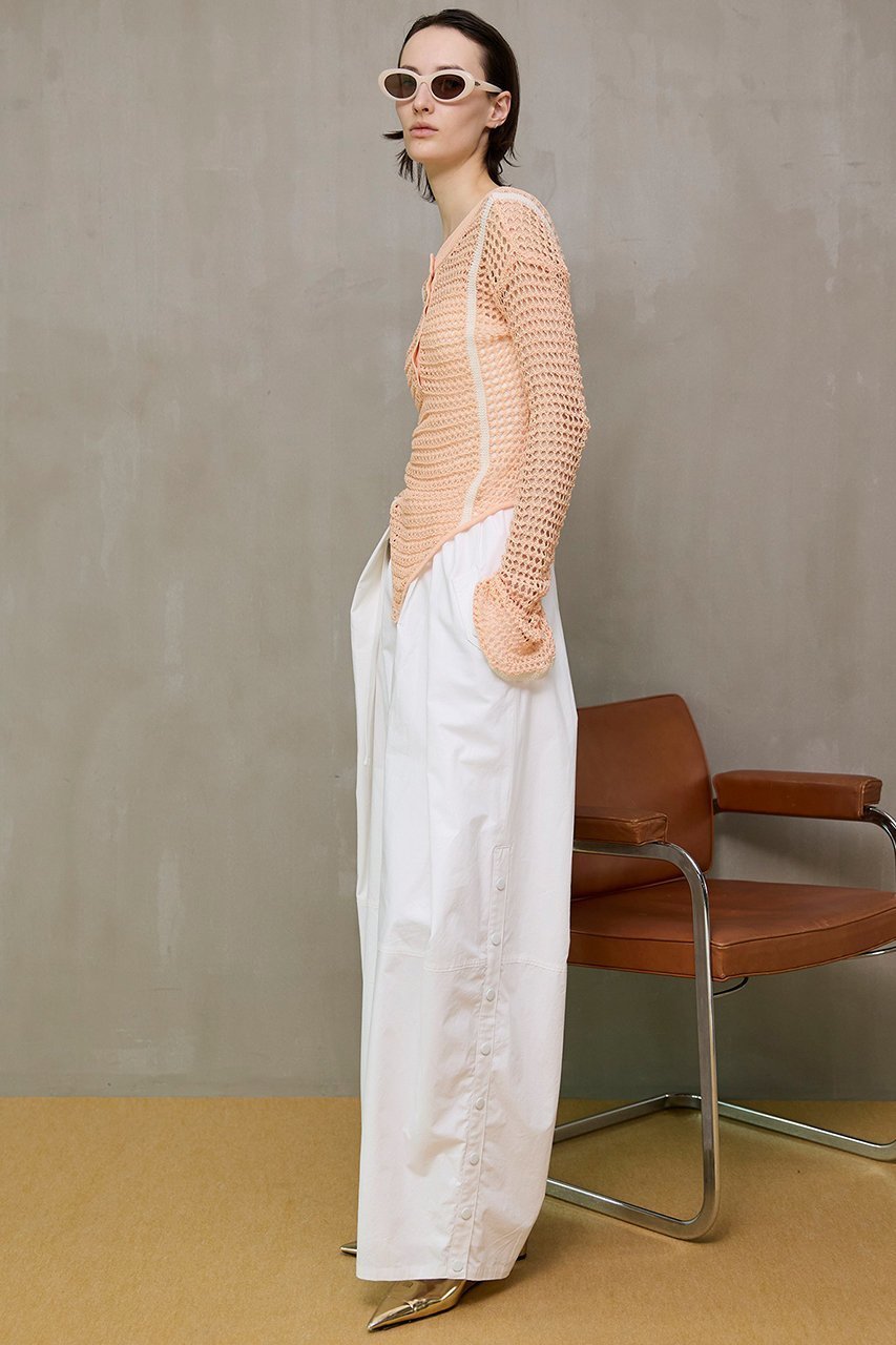 【メゾンスペシャル/MAISON SPECIAL】のCrochet-Like Bodysuit/クロシェライクボディスーツ 人気、トレンドファッション・服の通販 founy(ファニー) 　ファッション　Fashion　レディースファッション　Fashion for Women　トップス・カットソー　Cut & Sew Tops　シャツ・ブラウス・オフィスカジュアル　Elegant Blouses & Button-Ups　ロングTシャツ・Tシャツ　Longline T-Shirts & Tees　カットソー・ベーシックTシャツ　Cut-and-Sewn Tops / Stretch Tees & Basics　インナー　Innerwear　春　Spring　クロシェ　Crochet, Knitted Lace　シンプル　Simple, Minimal　ジャケット　Jacket, Outerwear　スリーブ　Sleeve, Long Sleeve / Short Sleeve　スーツ　Suit, Formalwear　ビーチ　Beach, Seaside　ピーチ　Peach, Soft Touch　フェミニン　Feminine, Girly　フロント　Front, Front Design　水着　Swimsuit, Swimwear　リゾート　Resort, Vacation Style　ロング　Long, Long-Length　S/S・春夏　SS, Spring/Summer, Warm Season　おすすめ　Recommended / Our Picks　夏　Summer　other-8|ID: prp329100004919019 ipo3291000000036899763