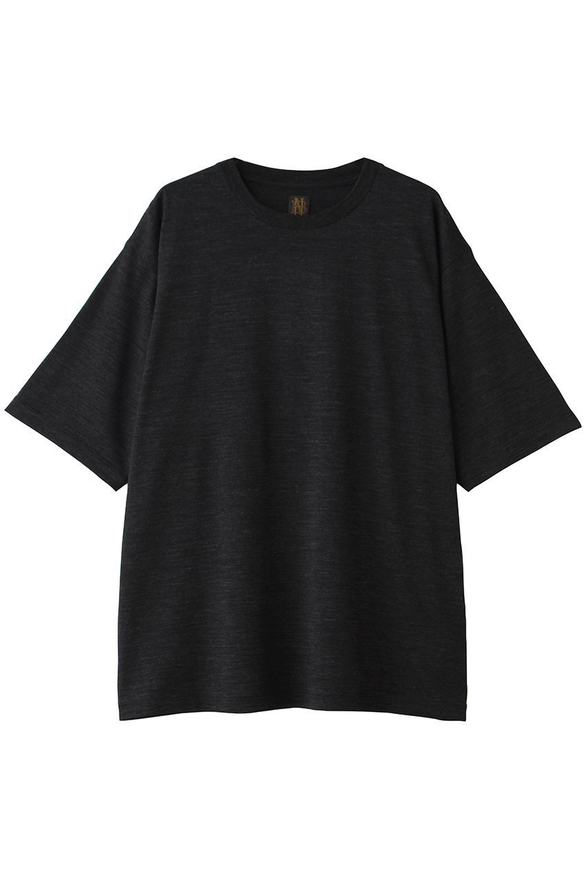 【バトナー/BATONER / MEN】の【MEN】SUMMER ウール Tシャツ インテリア・キッズ・メンズ・レディースファッション・服の通販 founy(ファニー) 　ファッション　Fashion　メンズファッション　Fashion for Men　トップス・カットソー　Cut & Sew Tops　メンズシャツ　Shirts　サマー　Summer, Summer Style　ショート　Short, Short Length　スリーブ　Sleeve, Long Sleeve / Short Sleeve　ドレープ　Drape, Draping Fabric　バランス　Balance, Style Balance　ボトム　Bottoms, Lower Wear　夏　Summer　定番　Standard, Basic Item　抗菌　Antibacterial, Bacteria-Resistant　新作・新入荷　New Arrivals / New In　春　Spring　S/S・春夏　SS, Spring/Summer, Warm Season　チャコール|ID: prp329100004919022 ipo3291000000036899880