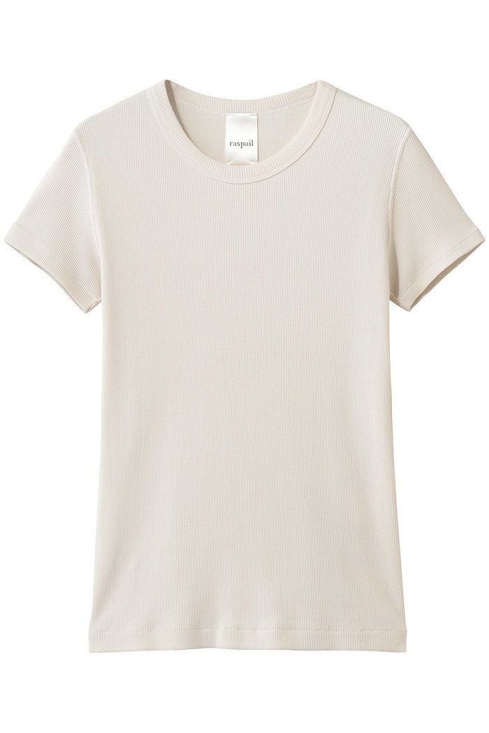 【ラスパイユ/raspail】のコットン リブクルーネック プルオーバー インテリア・キッズ・メンズ・レディースファッション・服の通販 founy(ファニー) https://founy.com/ ファッション Fashion レディースファッション Fashion for Women トップス・カットソー Cut & Sew Tops シャツ・ブラウス・オフィスカジュアル Elegant Blouses & Button-Ups ロングTシャツ・Tシャツ Longline T-Shirts & Tees カジュアルプルオーバー・ニットトップス Pullovers & Knit Tops / Casual Pullovers カットソー・ベーシックTシャツ Cut-and-Sewn Tops / Stretch Tees & Basics ショート Short, Short Length スリーブ Sleeve, Long Sleeve / Short Sleeve テレコ Ribbed, Rib Stitch 定番 Standard, Basic Item 新作・新入荷 New Arrivals / New In |ID: prp329100004919025 ipo3291000000036899902