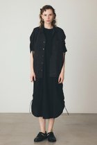 【その他のブランド/Other】のコットン楊柳ドローコードドレス 人気、トレンドファッション・服の通販 founy(ファニー) ファッション Fashion レディースファッション Fashion for Women ワンピース Dresses フォーマル・パーティードレス・結婚式用ドレス Elegant & Casual Dresses チュニック Tunic Tops & Dresses ストライプ Stripe, Striped Pattern ストレート Straight, Straight Cut チュニック Tunic, Long Top ドローコード Drawcord, Drawstring Cord リラックス Relax, Relaxed Fit ロング Long, Long-Length 半袖 Short Sleeve, Half Sleeve 夏 Summer 新作・新入荷 New Arrivals / New In thumbnail ブラック|ID: prp329100004919028 ipo3291000000036899925