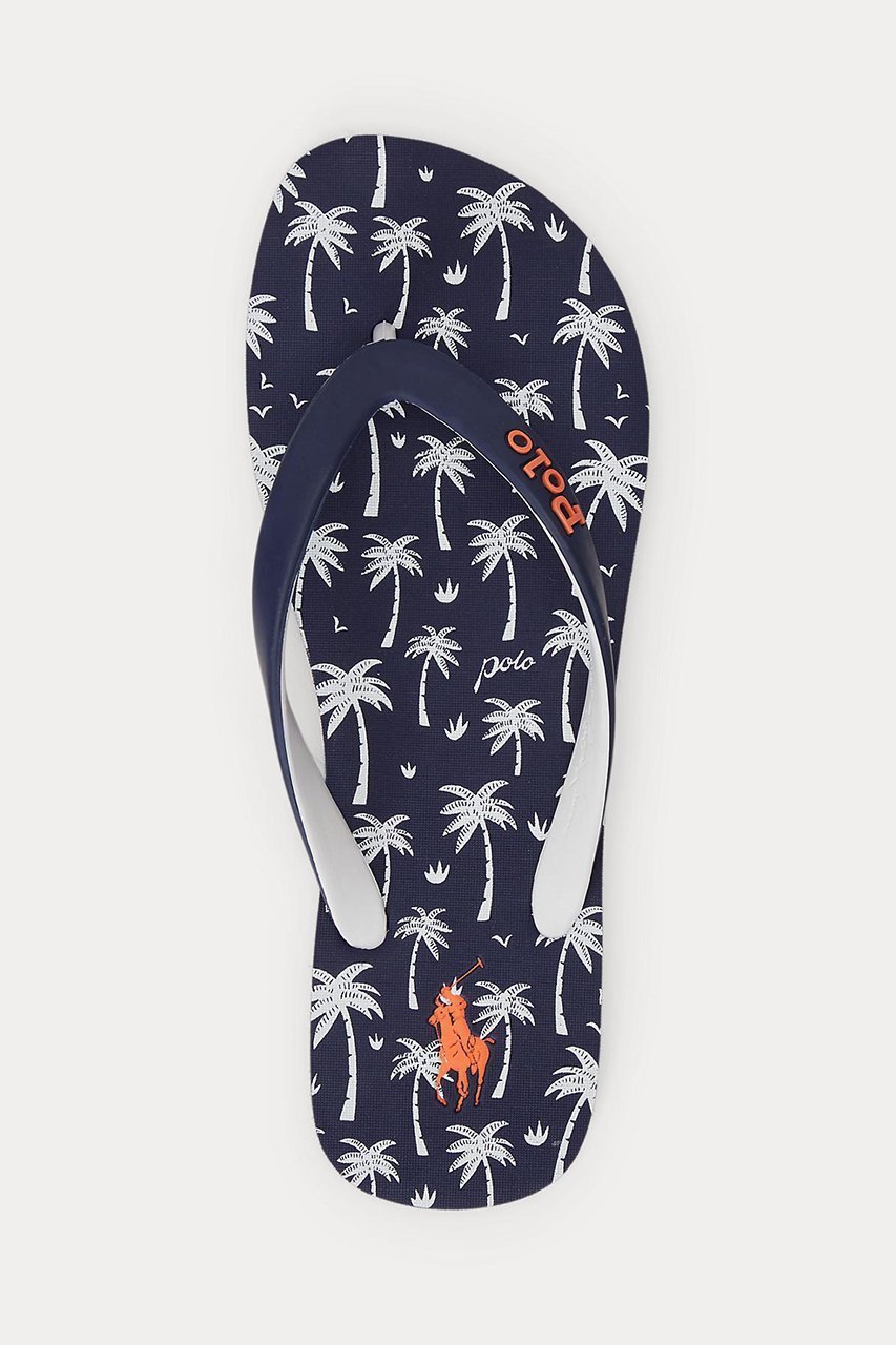 【ラルフローレン/RALPH LAUREN】の【POLO RALPH LAUREN】ボルト パームツリープリント フリップフロップ インテリア・キッズ・メンズ・レディースファッション・服の通販 founy(ファニー) 　ファッション　Fashion　レディースファッション　Fashion for Women　ユニセックス　Unisex, Genderless　インソール　Shoe Insole　サンダル　Sandals, Summer Shoes　ビーチ　Beach, Seaside　プリント　Print, Printed Pattern　ラップ　Wrap, Wrap Design　ラバー　Rubber, Rubber Sole　新作・新入荷　New Arrivals / New In　ネイビー|ID: prp329100004919043 ipo3291000000036900040