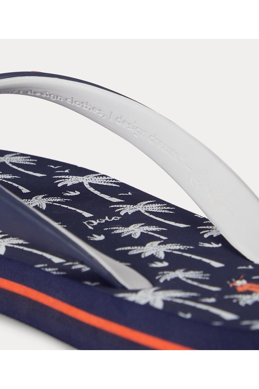 【ラルフローレン/RALPH LAUREN】の【POLO RALPH LAUREN】ボルト パームツリープリント フリップフロップ 人気、トレンドファッション・服の通販 founy(ファニー) 　ファッション　Fashion　レディースファッション　Fashion for Women　ユニセックス　Unisex, Genderless　インソール　Shoe Insole　サンダル　Sandals, Summer Shoes　ビーチ　Beach, Seaside　プリント　Print, Printed Pattern　ラップ　Wrap, Wrap Design　ラバー　Rubber, Rubber Sole　新作・新入荷　New Arrivals / New In　other-4|ID: prp329100004919043 ipo3291000000036900043