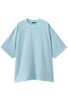 【エビコン/EVCON】の【UNISEX】BORDER WIDE S/S TEE 人気、トレンドファッション・服の通販 founy(ファニー) ファッション Fashion レディースファッション Fashion for Women トップス・カットソー Cut & Sew Tops シャツ・ブラウス・オフィスカジュアル Elegant Blouses & Button-Ups ロングTシャツ・Tシャツ Longline T-Shirts & Tees カットソー・ベーシックTシャツ Cut-and-Sewn Tops / Stretch Tees & Basics ユニセックス Unisex, Genderless インナー Innerwear ショート Short, Short Length スリーブ Sleeve, Long Sleeve / Short Sleeve ボーダー Border, Stripe 夏 Summer 新作・新入荷 New Arrivals / New In S/S・春夏 SS, Spring/Summer, Warm Season thumbnail SAX|ID: prp329100004919052 ipo3291000000036900126