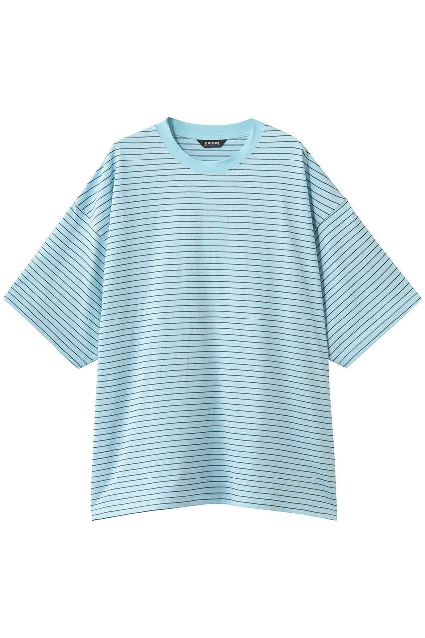 【エビコン/EVCON】の【UNISEX】BORDER WIDE S/S TEE インテリア・キッズ・メンズ・レディースファッション・服の通販 founy(ファニー) ファッション Fashion レディースファッション Fashion for Women トップス・カットソー Cut & Sew Tops シャツ・ブラウス・オフィスカジュアル Elegant Blouses & Button-Ups ロングTシャツ・Tシャツ Longline T-Shirts & Tees カットソー・ベーシックTシャツ Cut-and-Sewn Tops / Stretch Tees & Basics ユニセックス Unisex, Genderless インナー Innerwear ショート Short, Short Length スリーブ Sleeve, Long Sleeve / Short Sleeve ボーダー Border, Stripe 夏 Summer 新作・新入荷 New Arrivals / New In S/S・春夏 SS, Spring/Summer, Warm Season SAX|ID: prp329100004919052 ipo3291000000036900126