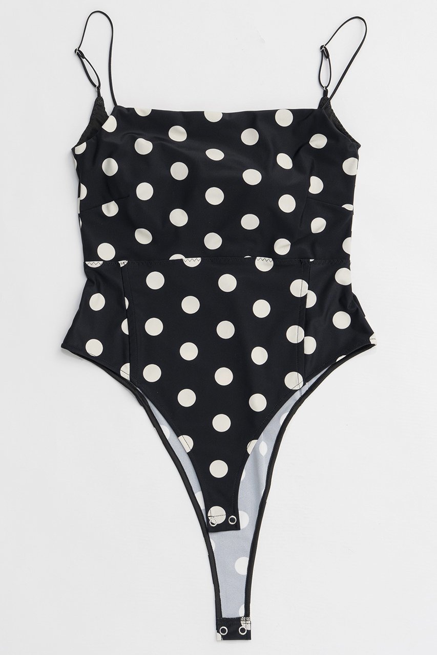 【メゾンスペシャル/MAISON SPECIAL】のCup-in Dot Bodysuit/カップインドットボディースーツ 人気、トレンドファッション・服の通販 founy(ファニー) 　ファッション　Fashion　レディースファッション　Fashion for Women　トップス・カットソー　Cut & Sew Tops　シャツ・ブラウス・オフィスカジュアル　Elegant Blouses & Button-Ups　ロングTシャツ・Tシャツ　Longline T-Shirts & Tees　カットソー・ベーシックTシャツ　Cut-and-Sewn Tops / Stretch Tees & Basics　スリーブ　Sleeve, Long Sleeve / Short Sleeve　ロング　Long, Long-Length　新作・新入荷　New Arrivals / New In　 other-1|ID: prp329100004919065 ipo3291000000036900245