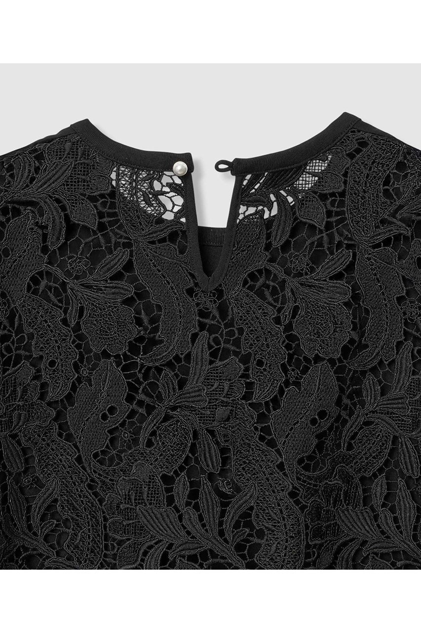 【アルアバイル/allureville】の【LOULOU WILLOUGHBY】レースドッキングロングTシャツ 人気、トレンドファッション・服の通販 founy(ファニー) 　ファッション　Fashion　レディースファッション　Fashion for Women　トップス・カットソー　Cut & Sew Tops　シャツ・ブラウス・オフィスカジュアル　Elegant Blouses & Button-Ups　ロングTシャツ・Tシャツ　Longline T-Shirts & Tees　カットソー・ベーシックTシャツ　Cut-and-Sewn Tops / Stretch Tees & Basics　ケミカル　Chemical, Chemical Wash　ショート　Short, Short Length　スカラップ　Scallop, Scalloped Edge　スリーブ　Sleeve, Long Sleeve / Short Sleeve　ドッキング　Docking, Mixed Material　レース　Lace, Lace Fabric　再入荷　Restock / Back in Stock　夏　Summer　other-6|ID: prp329100004919067 ipo3291000000036900275