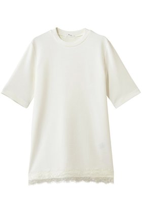 【ヴェニカ/Venica】 reverlace smooth Tshirt人気、トレンドファッション・服の通販 founy(ファニー) ファッション Fashion レディースファッション Fashion for Women トップス・カットソー Cut & Sew Tops シャツ・ブラウス・オフィスカジュアル Elegant Blouses & Button-Ups ロングTシャツ・Tシャツ Longline T-Shirts & Tees カットソー・ベーシックTシャツ Cut-and-Sewn Tops / Stretch Tees & Basics とろみ Fluid, Flowy Fabric ショート Short, Short Length スリーブ Sleeve, Long Sleeve / Short Sleeve レース Lace, Lace Fabric 半袖 Short Sleeve, Half Sleeve 新作・新入荷 New Arrivals / New In |ID:prp329100004919071