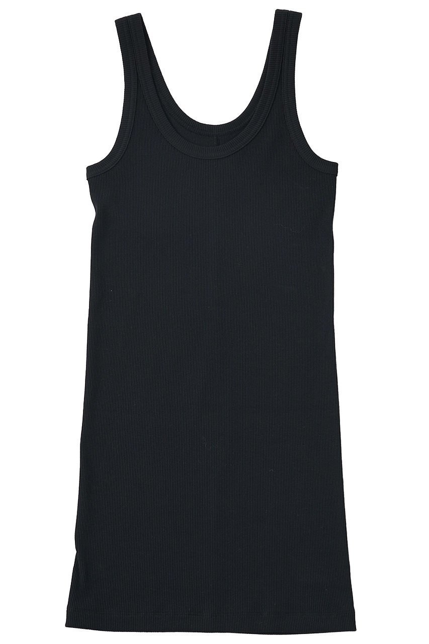 【ザ ストア バイ シー/THE STORE by C】の【COCUCA】チュニックリブタンク インテリア・キッズ・メンズ・レディースファッション・服の通販 founy(ファニー) 　ファッション　Fashion　レディースファッション　Fashion for Women　トップス・カットソー　Cut & Sew Tops　キャミソール&ノースリーブ　Camisoles & Sleeveless Tops　シャツ・ブラウス・オフィスカジュアル　Elegant Blouses & Button-Ups　ロングTシャツ・Tシャツ　Longline T-Shirts & Tees　カットソー・ベーシックTシャツ　Cut-and-Sewn Tops / Stretch Tees & Basics　キャミソール　Camisole, Spaghetti Strap Top　タンク　Tank Top, Sleeveless Top　チュニック　Tunic, Long Top　バランス　Balance, Style Balance　パターン　Pattern, Design Print　フィット　Fit, Slim Fit　ベーシック　Basic, Essential　新作・新入荷　New Arrivals / New In　ブラック|ID: prp329100004919073 ipo3291000000036900322