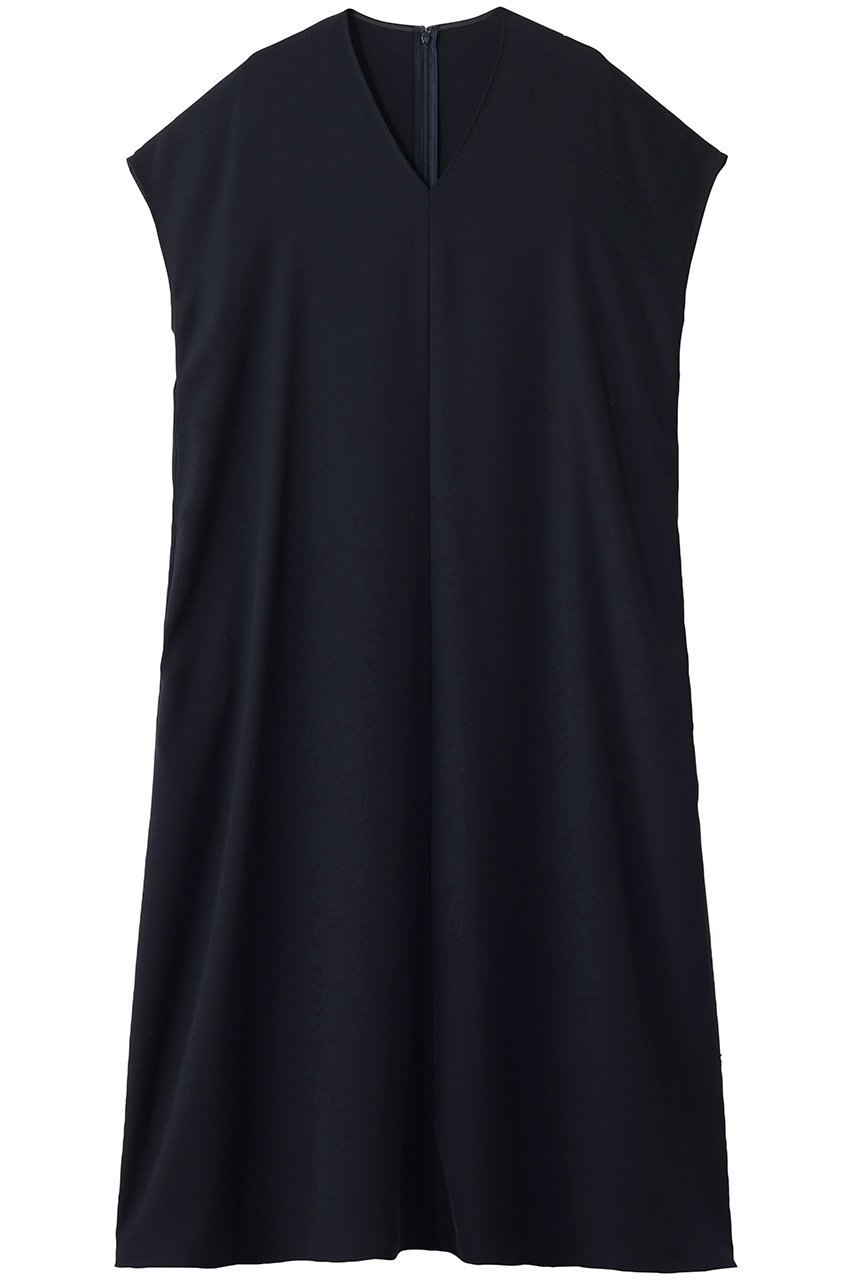 【ベイジ,/BEIGE,】のVIRGILE(ヴィルジール)/Vネックリラックスワンピース インテリア・キッズ・メンズ・レディースファッション・服の通販 founy(ファニー) 　ファッション　Fashion　レディースファッション　Fashion for Women　ワンピース　Dresses　チュニック　Tunic Tops & Dresses　エレガント 上品　Elegant　コクーン　Cocoon, Cocoon Silhouette　シューズ　Shoes, Footwear　チュニック　Tunic, Long Top　リラックス　Relax, Relaxed Fit　ロング　Long, Long-Length　新作・新入荷　New Arrivals / New In　Navy|ID: prp329100004919075 ipo3291000000036900339