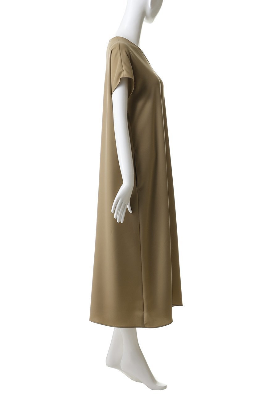 【ベイジ,/BEIGE,】のVIRGILE(ヴィルジール)/Vネックリラックスワンピース 人気、トレンドファッション・服の通販 founy(ファニー) 　ファッション　Fashion　レディースファッション　Fashion for Women　ワンピース　Dresses　チュニック　Tunic Tops & Dresses　エレガント 上品　Elegant　コクーン　Cocoon, Cocoon Silhouette　シューズ　Shoes, Footwear　チュニック　Tunic, Long Top　リラックス　Relax, Relaxed Fit　ロング　Long, Long-Length　新作・新入荷　New Arrivals / New In　other-3|ID: prp329100004919075 ipo3291000000036900341