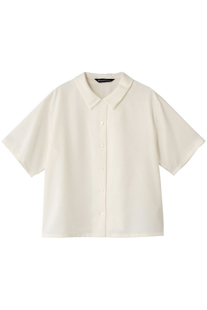 【ミズイロ インド/mizuiro ind】のhalf slv shirt シャツ インテリア・キッズ・メンズ・レディースファッション・服の通販 founy(ファニー) https://founy.com/ ファッション Fashion レディースファッション Fashion for Women トップス・カットソー Cut & Sew Tops シャツ・ブラウス・オフィスカジュアル Elegant Blouses & Button-Ups ショート Short, Short Length シンプル Simple, Minimal スラックス Slacks, Dress Pants スリーブ Sleeve, Long Sleeve / Short Sleeve デニム Denim, Jeans Material 定番 Standard, Basic Item 新作・新入荷 New Arrivals / New In |ID: prp329100004919078 ipo3291000000036900360