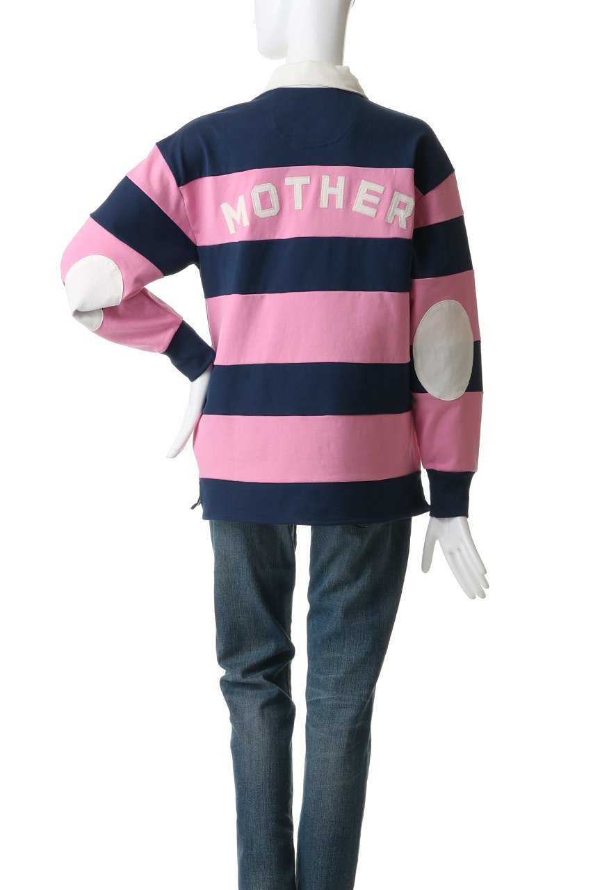 【マザー/MOTHER】のTHE PIECE HUDDLE ラムモチーフ ラガーシャツ (EBG) 人気、トレンドファッション・服の通販 founy(ファニー) 　ファッション　Fashion　レディースファッション　Fashion for Women　トップス・カットソー　Cut & Sew Tops　シャツ・ブラウス・オフィスカジュアル　Elegant Blouses & Button-Ups　ポロシャツ・きれいめカジュアル　Smart-Casual Polo Tops　スポーティ　Sporty, Casual Athletic　ボックス　Boxy, Box Shape　ポロシャツ　Polo Shirt, Collared Tee　モチーフ　Motif, Design Theme　新作・新入荷　New Arrivals / New In　other-4|ID: prp329100004919079 ipo3291000000036900375