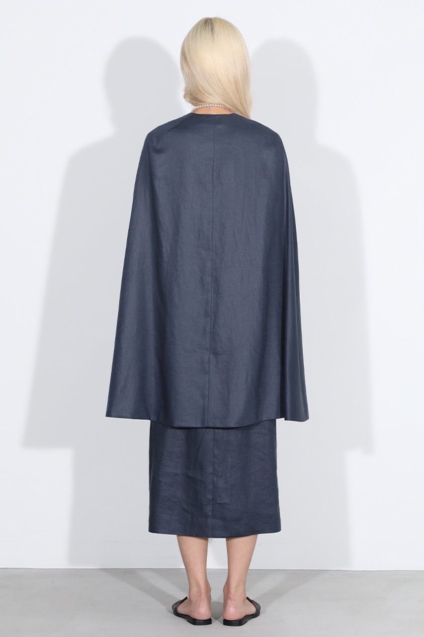 【マディソンブルー/MADISONBLUE】のSIDE SLIT CAPE LINEN ケープコート 人気、トレンドファッション・服の通販 founy(ファニー) ファッション Fashion レディースファッション Fashion for Women アウター Coat / Outerwear Collection コート・ロングコート・ピーコート Long Coats, Peacoats & More リネン Linen, Linen Fabric ロング Long, Long-Length エレガント 上品 Elegant 新作・新入荷 New Arrivals / New In other-5|ID: prp329100004919080 ipo3291000000036900385