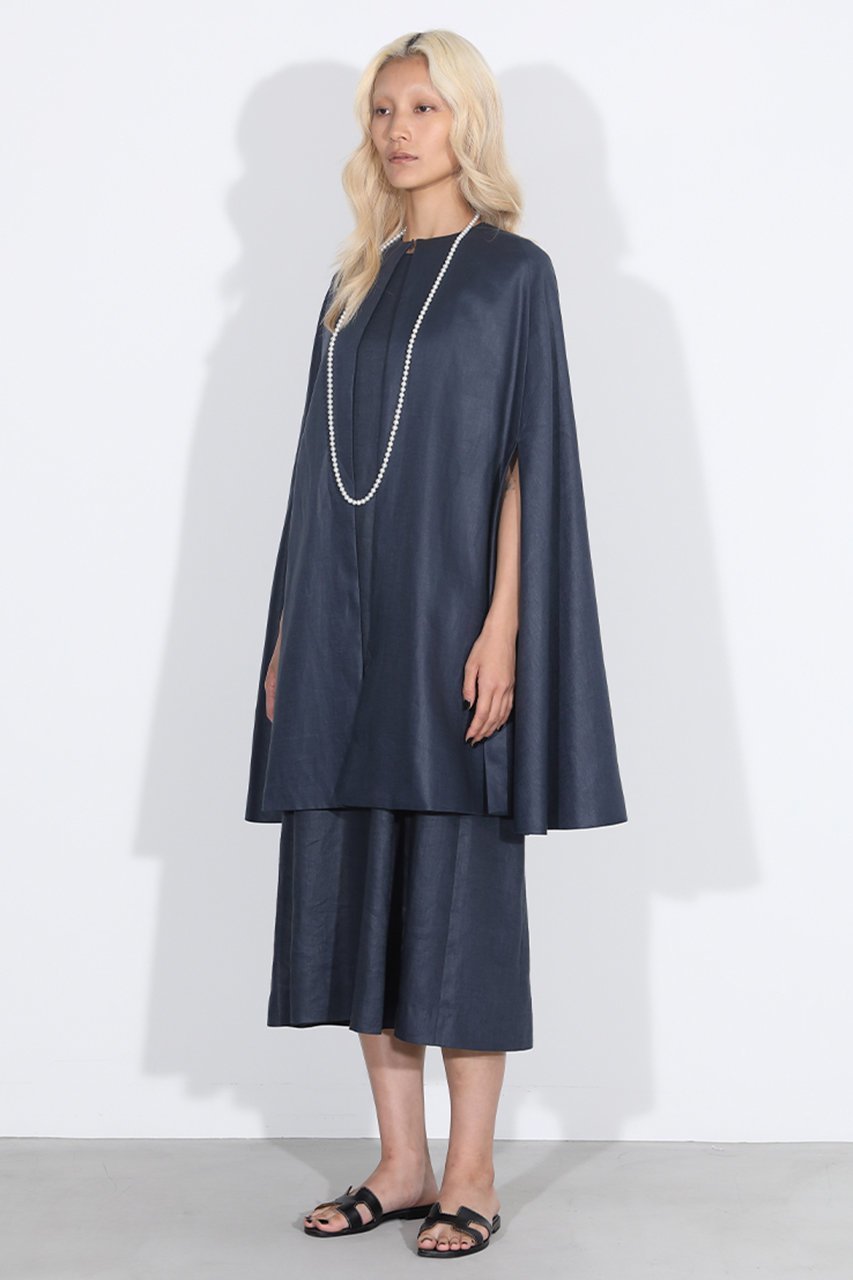 【マディソンブルー/MADISONBLUE】のSIDE SLIT CAPE LINEN ケープコート 人気、トレンドファッション・服の通販 founy(ファニー) ファッション Fashion レディースファッション Fashion for Women アウター Coat / Outerwear Collection コート・ロングコート・ピーコート Long Coats, Peacoats & More リネン Linen, Linen Fabric ロング Long, Long-Length エレガント 上品 Elegant 新作・新入荷 New Arrivals / New In other-6|ID: prp329100004919080 ipo3291000000036900386