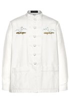 【マディソンブルー/MADISONBLUE】の【UNISEX】CHINOIS STYLE JK L.oz BS MNS ブルゾン 人気、トレンドファッション・服の通販 founy(ファニー) ファッション Fashion レディースファッション Fashion for Women アウター Coat / Outerwear Collection レディースジャケット・軽アウター Jackets ブルゾンジャケット・スポーティアウター Blouson Jackets ユニセックス Unisex, Genderless サテン Satin, Glossy Fabric ジャケット Jacket, Outerwear ブルゾン Blouson, Bomber Jacket ミリタリー Military, Army Style 新作・新入荷 New Arrivals / New In thumbnail ホワイト|ID: prp329100004919081 ipo3291000000036900389