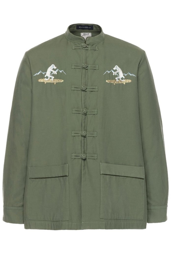 【マディソンブルー/MADISONBLUE】の【UNISEX】CHINOIS STYLE JK L.oz BS MNS ブルゾン インテリア・キッズ・メンズ・レディースファッション・服の通販 founy(ファニー) https://founy.com/ ファッション Fashion レディースファッション Fashion for Women アウター Coat / Outerwear Collection レディースジャケット・軽アウター Jackets ブルゾンジャケット・スポーティアウター Blouson Jackets ユニセックス Unisex, Genderless サテン Satin, Glossy Fabric ジャケット Jacket, Outerwear ブルゾン Blouson, Bomber Jacket ミリタリー Military, Army Style 新作・新入荷 New Arrivals / New In |ID: prp329100004919081 ipo3291000000036900390