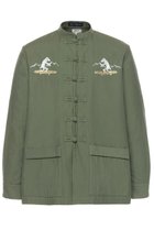 【マディソンブルー/MADISONBLUE】の【UNISEX】CHINOIS STYLE JK L.oz BS MNS ブルゾン 人気、トレンドファッション・服の通販 founy(ファニー) ファッション Fashion レディースファッション Fashion for Women アウター Coat / Outerwear Collection レディースジャケット・軽アウター Jackets ブルゾンジャケット・スポーティアウター Blouson Jackets ユニセックス Unisex, Genderless サテン Satin, Glossy Fabric ジャケット Jacket, Outerwear ブルゾン Blouson, Bomber Jacket ミリタリー Military, Army Style 新作・新入荷 New Arrivals / New In thumbnail カーキ|ID: prp329100004919081 ipo3291000000036900390