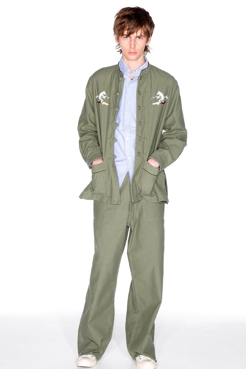 【マディソンブルー/MADISONBLUE】の【UNISEX】CHINOIS STYLE JK L.oz BS MNS ブルゾン 人気、トレンドファッション・服の通販 founy(ファニー) 　ファッション　Fashion　レディースファッション　Fashion for Women　アウター　Coat / Outerwear Collection　レディースジャケット・軽アウター　Jackets　ブルゾンジャケット・スポーティアウター　Blouson Jackets　ユニセックス　Unisex, Genderless　サテン　Satin, Glossy Fabric　ジャケット　Jacket, Outerwear　ブルゾン　Blouson, Bomber Jacket　ミリタリー　Military, Army Style　新作・新入荷　New Arrivals / New In　other-6|ID: prp329100004919081 ipo3291000000036900395