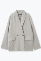 【レリル/lelill】のAUTHENTIC TAILORED JK / オーセンティックテーラードジャケット 人気、トレンドファッション・服の通販 founy(ファニー) ファッション Fashion レディースファッション Fashion for Women アウター Coat / Outerwear Collection レディースジャケット・軽アウター Jackets テーラードジャケット / 通勤・きれいめスタイル Tailored Jackets & Blazers シアー Sheer, See-Through ジャケット Jacket, Outerwear トレンド Trend, Trending Now ビジネス 仕事 通勤 Business / Work / Commuting 夏 Summer 新作・新入荷 New Arrivals / New In thumbnail グレー|ID: prp329100004919083 ipo3291000000036900403