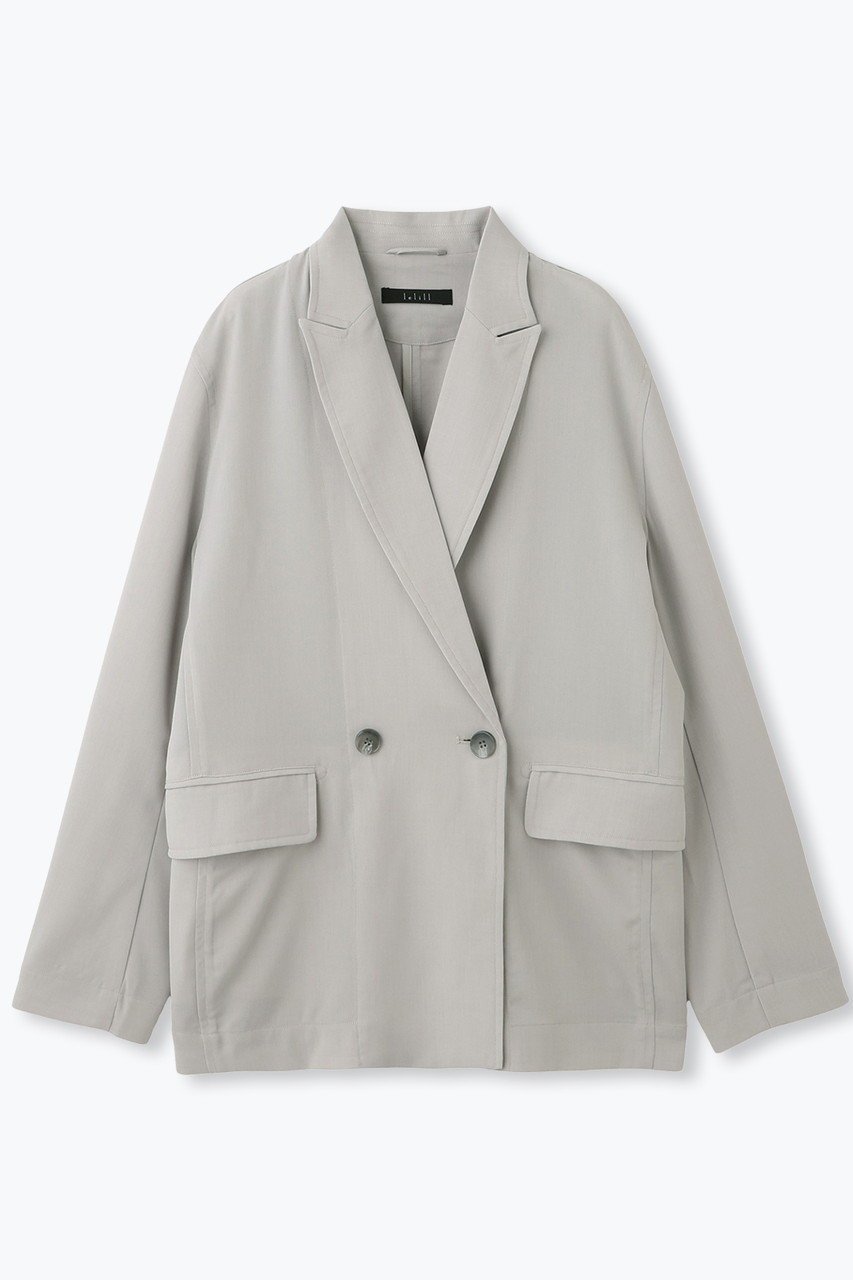 【レリル/lelill】のAUTHENTIC TAILORED JK / オーセンティックテーラードジャケット インテリア・キッズ・メンズ・レディースファッション・服の通販 founy(ファニー) 　ファッション　Fashion　レディースファッション　Fashion for Women　アウター　Coat / Outerwear Collection　レディースジャケット・軽アウター　Jackets　テーラードジャケット / 通勤・きれいめスタイル　Tailored Jackets & Blazers　シアー　Sheer, See-Through　ジャケット　Jacket, Outerwear　トレンド　Trend, Trending Now　ビジネス 仕事 通勤　Business / Work / Commuting　夏　Summer　新作・新入荷　New Arrivals / New In　グレー|ID: prp329100004919083 ipo3291000000036900403