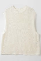 【ハー/HER.】の【4/9 12:00販売開始】リネンミックスローゲージベスト 人気、トレンドファッション・服の通販 founy(ファニー) ファッション Fashion レディースファッション Fashion for Women トップス・カットソー Cut & Sew Tops ニット Knit Tops & Sweaters ベスト&ジレ / 重ね着スタイル Vests & Gilets カジュアルプルオーバー・ニットトップス Pullovers & Knit Tops / Casual Pullovers シンプル Simple, Minimal フレア Flare, Flared ベスト Vest, Waistcoat リネン Linen, Linen Fabric 夏 Summer 新作・新入荷 New Arrivals / New In thumbnail ホワイト|ID: prp329100004919084 ipo3291000000036900413