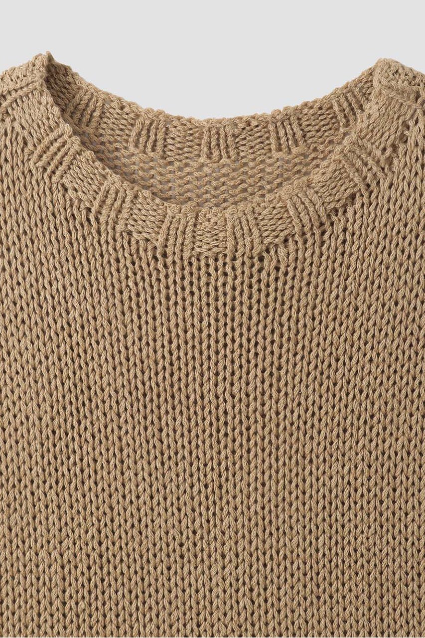 【ハー/HER.】の【4/9 12:00販売開始】リネンミックスローゲージベスト 人気、トレンドファッション・服の通販 founy(ファニー) 　ファッション　Fashion　レディースファッション　Fashion for Women　トップス・カットソー　Cut & Sew Tops　ニット　Knit Tops & Sweaters　ベスト&ジレ / 重ね着スタイル　Vests & Gilets　カジュアルプルオーバー・ニットトップス　Pullovers & Knit Tops / Casual Pullovers　シンプル　Simple, Minimal　フレア　Flare, Flared　ベスト　Vest, Waistcoat　リネン　Linen, Linen Fabric　夏　Summer　新作・新入荷　New Arrivals / New In　other-3|ID: prp329100004919084 ipo3291000000036900417