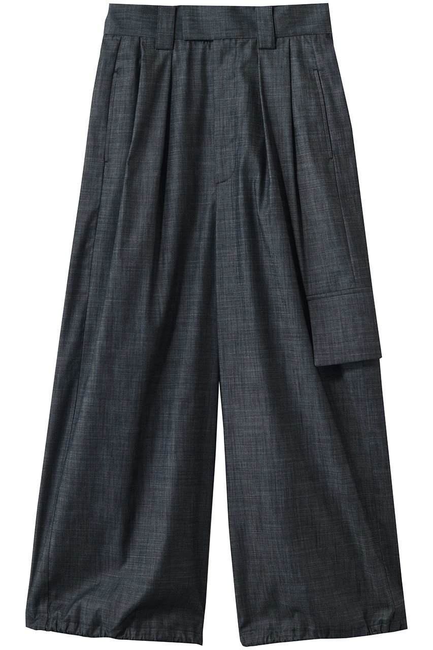 【ピアッカセッテ/ph7+】のタックビッグワークパンツ インテリア・キッズ・メンズ・レディースファッション・服の通販 founy(ファニー) 　ファッション　Fashion　レディースファッション　Fashion for Women　パンツ　Pants & Trousers　おすすめ　Recommended / Our Picks　セットアップ　Set-Up, Coordinated Outfit　デニム　Denim, Jeans Material　フラップ　Flap, Flap Pocket　ポケット　Pocket, Pocket Detail　新作・新入荷　New Arrivals / New In　ネイビー|ID: prp329100004919086 ipo3291000000036900440