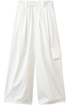 【ピアッカセッテ/ph7+】のタックビッグワークパンツ 人気、トレンドファッション・服の通販 founy(ファニー) ファッション Fashion レディースファッション Fashion for Women パンツ Pants & Trousers おすすめ Recommended / Our Picks セットアップ Set-Up, Coordinated Outfit デニム Denim, Jeans Material フラップ Flap, Flap Pocket ポケット Pocket, Pocket Detail 新作・新入荷 New Arrivals / New In thumbnail ホワイト|ID: prp329100004919086 ipo3291000000036900441