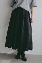 【ハー/HER.】の【4/9 12:00販売開始】リネンフレアスカート ブラック|ID: prp329100004919089 ipo3291000000036900466