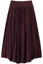 【スリー ドッツ/three dots】のジャージーコレット ウィンドフレアスカート バーガンディー|ID: prp329100004919091 ipo3291000000036900485