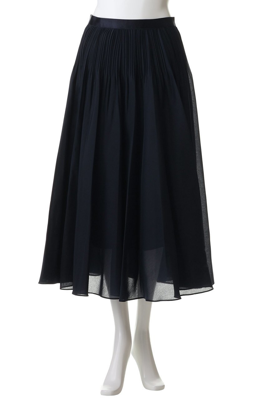 【アナイ/ANAYI】のスパンオーガンジープリーツスカート 人気、トレンドファッション・服の通販 founy(ファニー) 　ファッション　Fashion　レディースファッション　Fashion for Women　スカート　Skirts　プリーツスカート / 上品フェミニンスタイル　Pleated Skirts　ロングスカート　Long Skirts / Maxi & Midi Skirts　オーガンジー　Organza Fabric　シアー　Sheer, See-Through　スウェット / スエット　Sweatshirt, Sweatwear　パーティ　Party, Party Style　プリーツ　Pleats, Pleated　ロング　Long, Long-Length　新作・新入荷　New Arrivals / New In　other-2|ID: prp329100004919092 ipo3291000000036900495