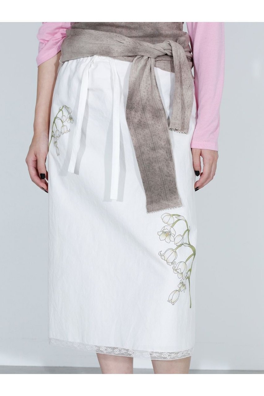 【マディソンブルー/MADISONBLUE】のMIDDLE SKIRT MUGEUET C/LI ミドルスカート 人気、トレンドファッション・服の通販 founy(ファニー) ファッション Fashion レディースファッション Fashion for Women スカート Skirts コンパクト Compact, Small Size スピンドル Spindle, Drawcord プリント Print, Printed Pattern ミドル Middle Length, Mid Height リネン Linen, Linen Fabric レース Lace, Lace Fabric ワッシャー Washer, Crinkled Finish 新作・新入荷 New Arrivals / New In other-6|ID: prp329100004919093 ipo3291000000036900505