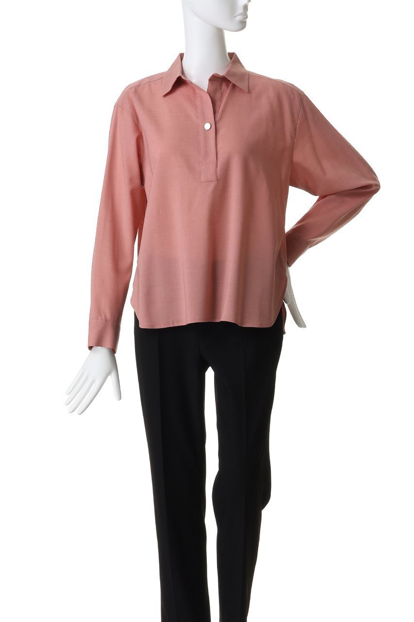 【ティアラ/Tiara】のスキッパーシャツ 人気、トレンドファッション・服の通販 founy(ファニー) 　ファッション　Fashion　レディースファッション　Fashion for Women　トップス・カットソー　Cut & Sew Tops　シャツ・ブラウス・オフィスカジュアル　Elegant Blouses & Button-Ups　インナー　Innerwear　ジャケット　Jacket, Outerwear　スキッパー　Skipper, Open Collar　スリット　Slit, Slit Detail　スリーブ　Sleeve, Long Sleeve / Short Sleeve　デコルテ　Décolleté, Neckline　メタル　Metal, Metal Parts　リュクス　Luxury, Elegant, High-End, Chic　ロング　Long, Long-Length　other-2|ID: prp329100004919336 ipo3291000000036904170