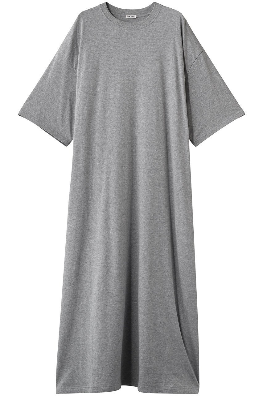 【アンスクリア/INSCRIRE】のRaffy Gauze マキシ ドレス インテリア・キッズ・メンズ・レディースファッション・服の通販 founy(ファニー) 　ファッション　Fashion　レディースファッション　Fashion for Women　ワンピース　Dresses　フォーマル・パーティードレス・結婚式用ドレス　Elegant & Casual Dresses　チュニック　Tunic Tops & Dresses　シューズ　Shoes, Footwear　シンプル　Simple, Minimal　チュニック　Tunic, Long Top　ドレス　Dress, One-Piece　マキシ　Maxi, Full Length　ロング　Long, Long-Length　ライトグレー|ID: prp329100004919337 ipo3291000000036904183