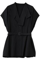 【アキラナカ/AKIRANAKA】のRachele シャツ 人気、トレンドファッション・服の通販 founy(ファニー) ファッション Fashion レディースファッション Fashion for Women トップス・カットソー Cut & Sew Tops シャツ・ブラウス・オフィスカジュアル Elegant Blouses & Button-Ups アシンメトリー Asymmetrical Style ショート Short, Short Length スリーブ Sleeve, Long Sleeve / Short Sleeve モダン Modern, Contemporary リネン Linen, Linen Fabric 夏 Summer thumbnail ネイビー|ID: prp329100004919339 ipo3291000000036904199