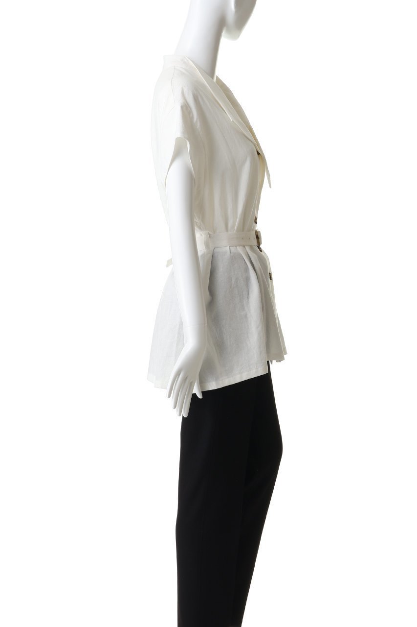 【アキラナカ/AKIRANAKA】のRachele シャツ 人気、トレンドファッション・服の通販 founy(ファニー) 　ファッション　Fashion　レディースファッション　Fashion for Women　トップス・カットソー　Cut & Sew Tops　シャツ・ブラウス・オフィスカジュアル　Elegant Blouses & Button-Ups　アシンメトリー　Asymmetrical Style　ショート　Short, Short Length　スリーブ　Sleeve, Long Sleeve / Short Sleeve　モダン　Modern, Contemporary　リネン　Linen, Linen Fabric　夏　Summer　other-3|ID: prp329100004919339 ipo3291000000036904202