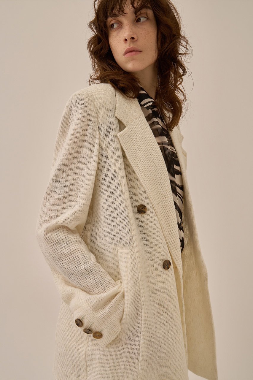 【アキラナカ/AKIRANAKA】のPernilla ジャケット 人気、トレンドファッション・服の通販 founy(ファニー) ファッション Fashion レディースファッション Fashion for Women アウター Coat / Outerwear Collection レディースジャケット・軽アウター Jackets ジャケット Jacket, Outerwear センター Center, Center Line ドレス Dress, One-Piece マニッシュ Mannish, Boyish モダン Modern, Contemporary リネン Linen, Linen Fabric ワイド Wide, Wide Fit other-7|ID: prp329100004919340 ipo3291000000036904215