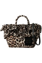 【ガニー/GANNI】のMini ショッパー ラッフル レオパードプリント レパード|ID: prp329100004919343 ipo3291000000036904239