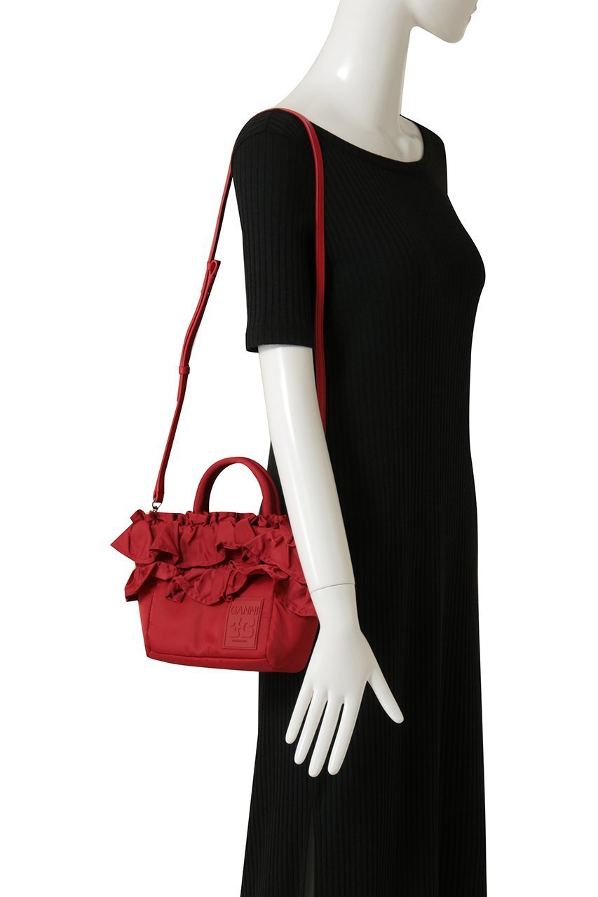 【ガニー/GANNI】のMini ショッパー ラッフル 人気、トレンドファッション・服の通販 founy(ファニー) 　ファッション　Fashion　レディースファッション　Fashion for Women　バッグ　Bags　クラシック　Classic, Timeless Style　スポーティ　Sporty, Casual Athletic　ラッフル　Ruffle, Frill　other-2|ID: prp329100004919344 ipo3291000000036904246