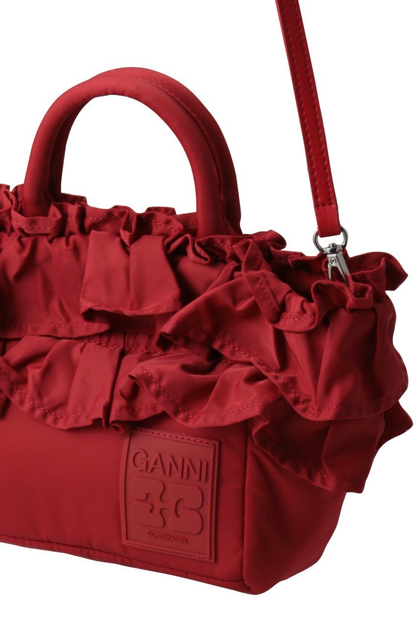 【ガニー/GANNI】のMini ショッパー ラッフル 人気、トレンドファッション・服の通販 founy(ファニー) 　ファッション　Fashion　レディースファッション　Fashion for Women　バッグ　Bags　クラシック　Classic, Timeless Style　スポーティ　Sporty, Casual Athletic　ラッフル　Ruffle, Frill　other-4|ID: prp329100004919344 ipo3291000000036904248