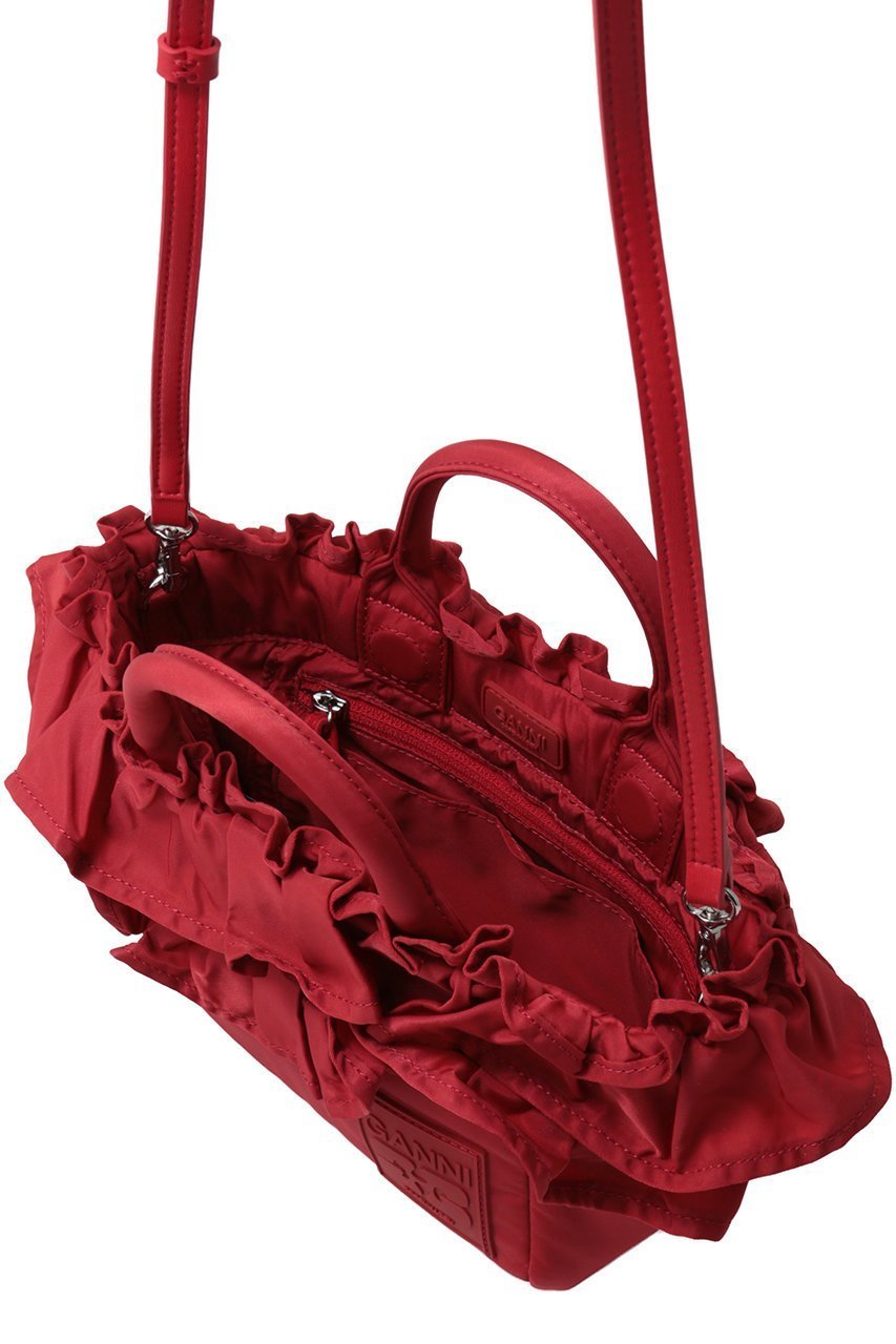 【ガニー/GANNI】のMini ショッパー ラッフル 人気、トレンドファッション・服の通販 founy(ファニー) 　ファッション　Fashion　レディースファッション　Fashion for Women　バッグ　Bags　クラシック　Classic, Timeless Style　スポーティ　Sporty, Casual Athletic　ラッフル　Ruffle, Frill　other-5|ID: prp329100004919344 ipo3291000000036904249
